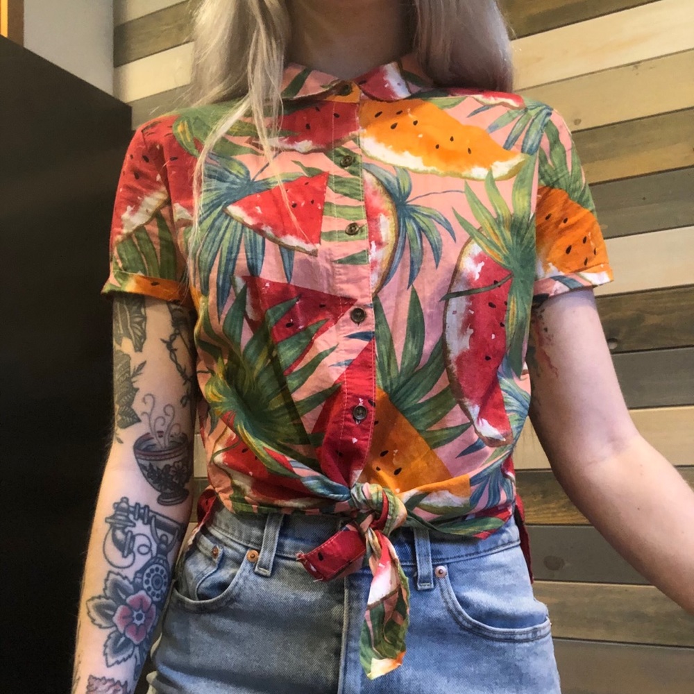 Button up party shirt 🍉 boathouse
